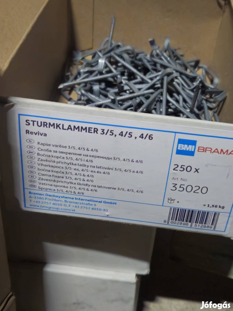 Bramac Europlus viharkapocs Reviva, Tectura, Tegalit 35