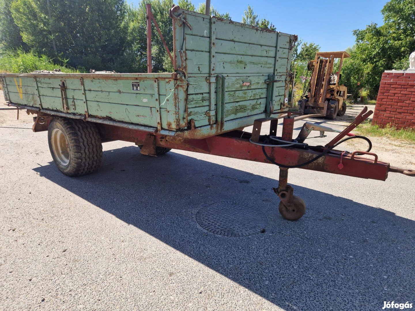 Brantner 3 oldalas billencs pótkocsi