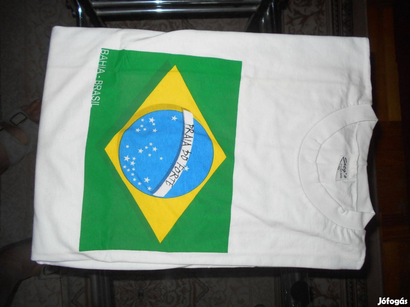 Brasil póló fehér színben
