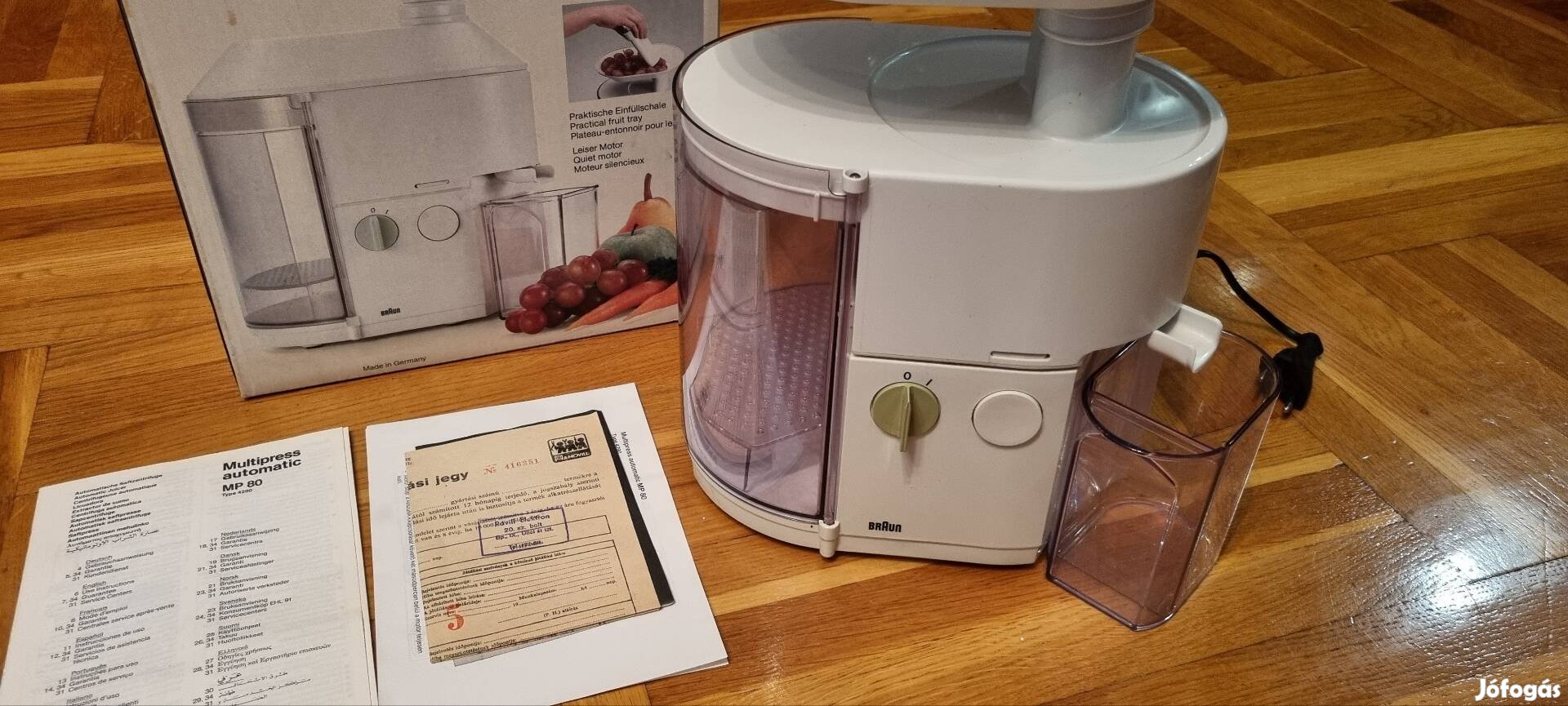 Braun Multipress automata gyümölcscentrifuga 