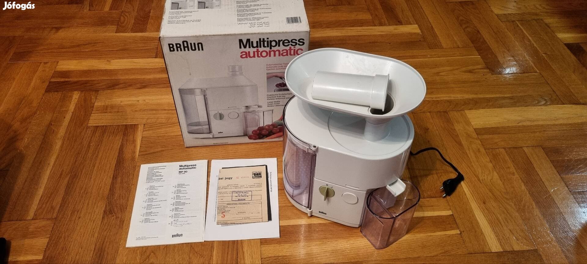 Braun Multipress automata gyümölcscentrifuga 