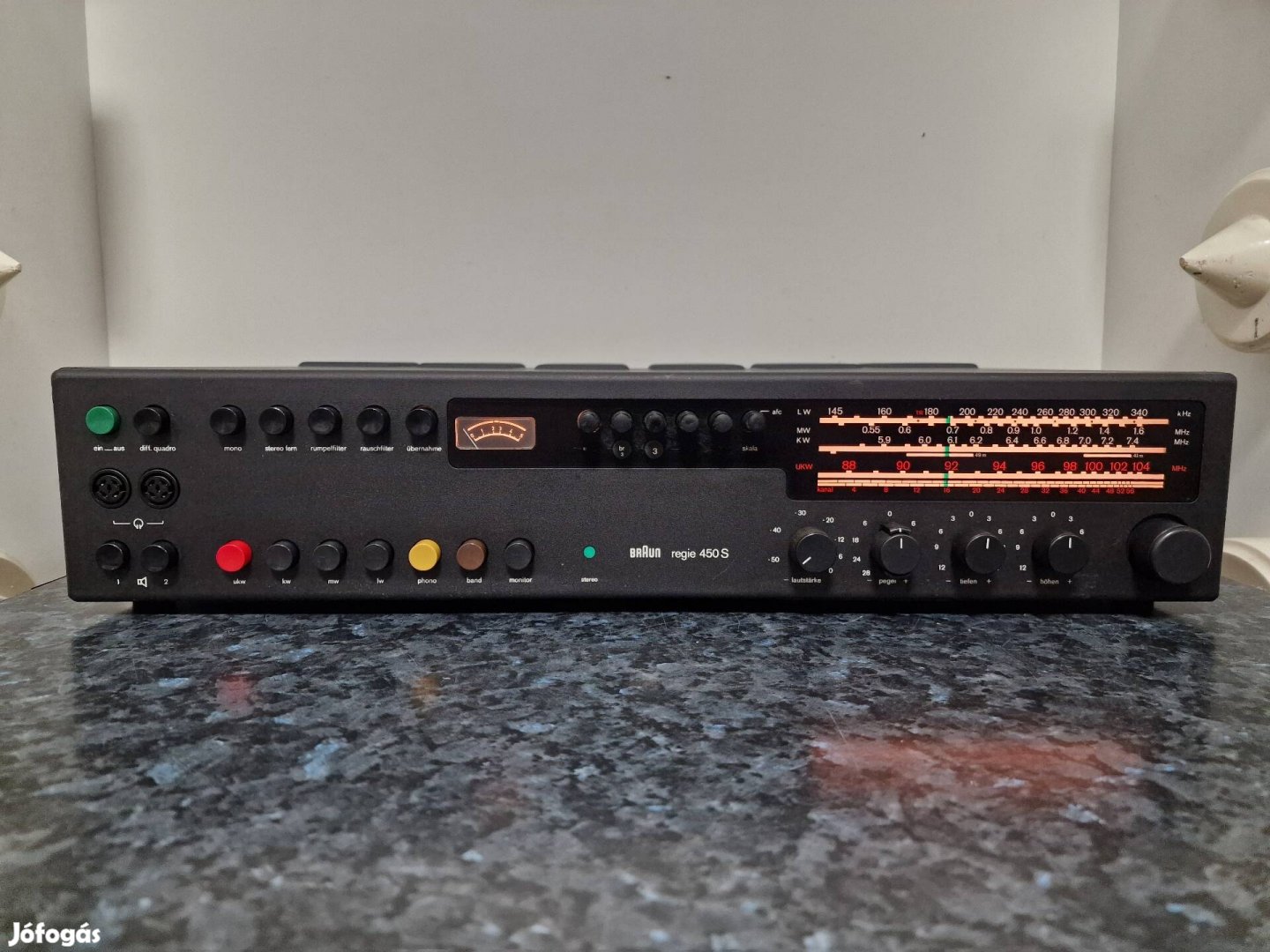 Braun Regie 450 s stereo receiver,  hibás 