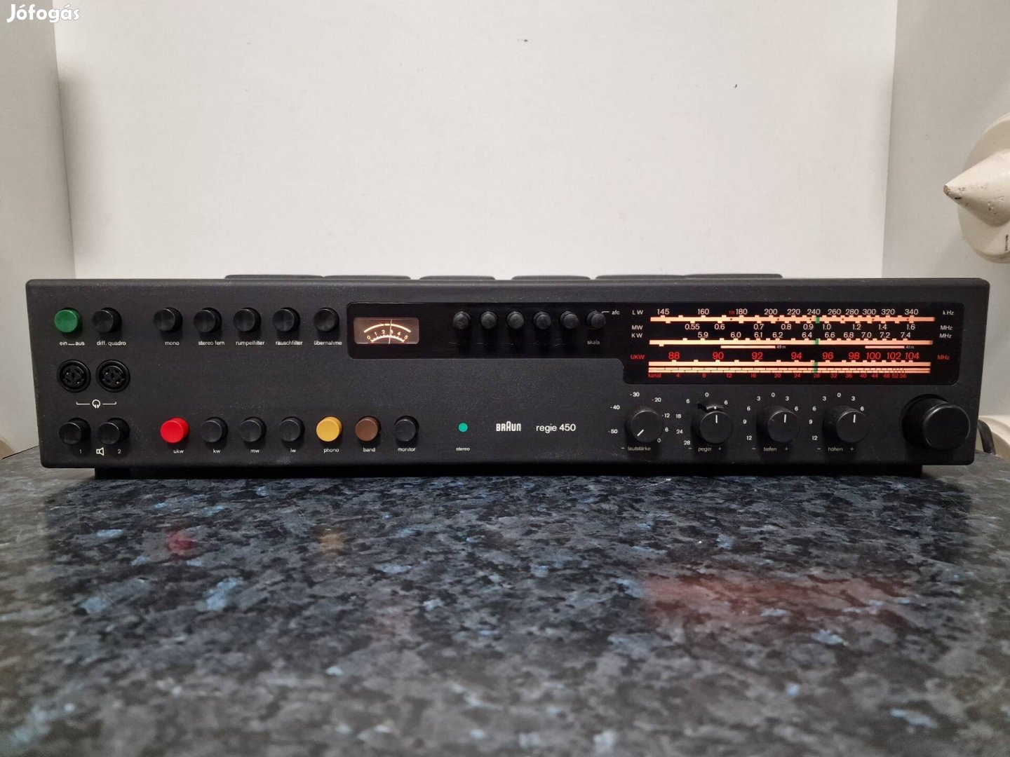 Braun Regie 450 stereo receiver, hibás 