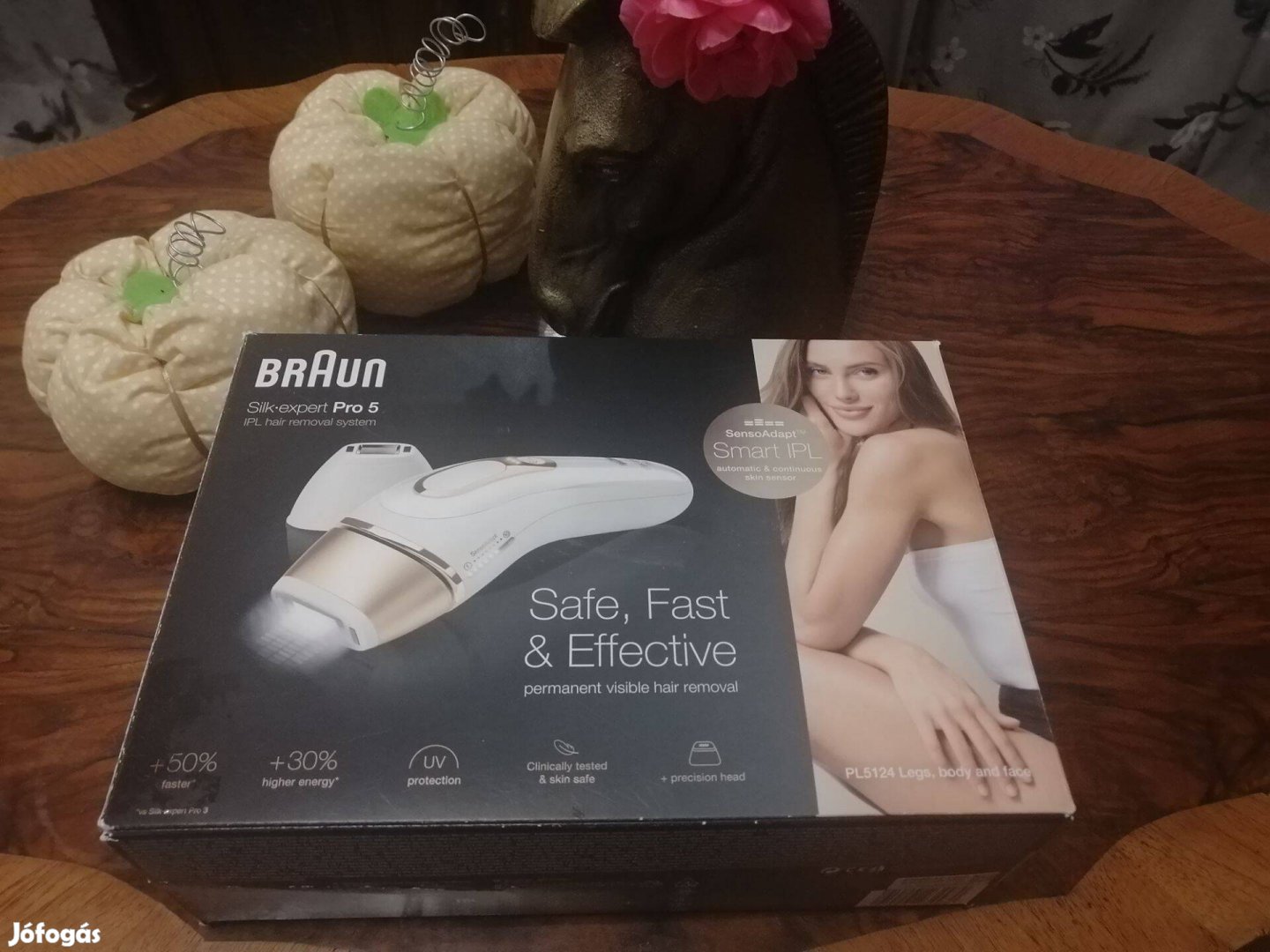 Braun Silk Expert Pro5 villanófényes szőrtelenítő újszerű eladó