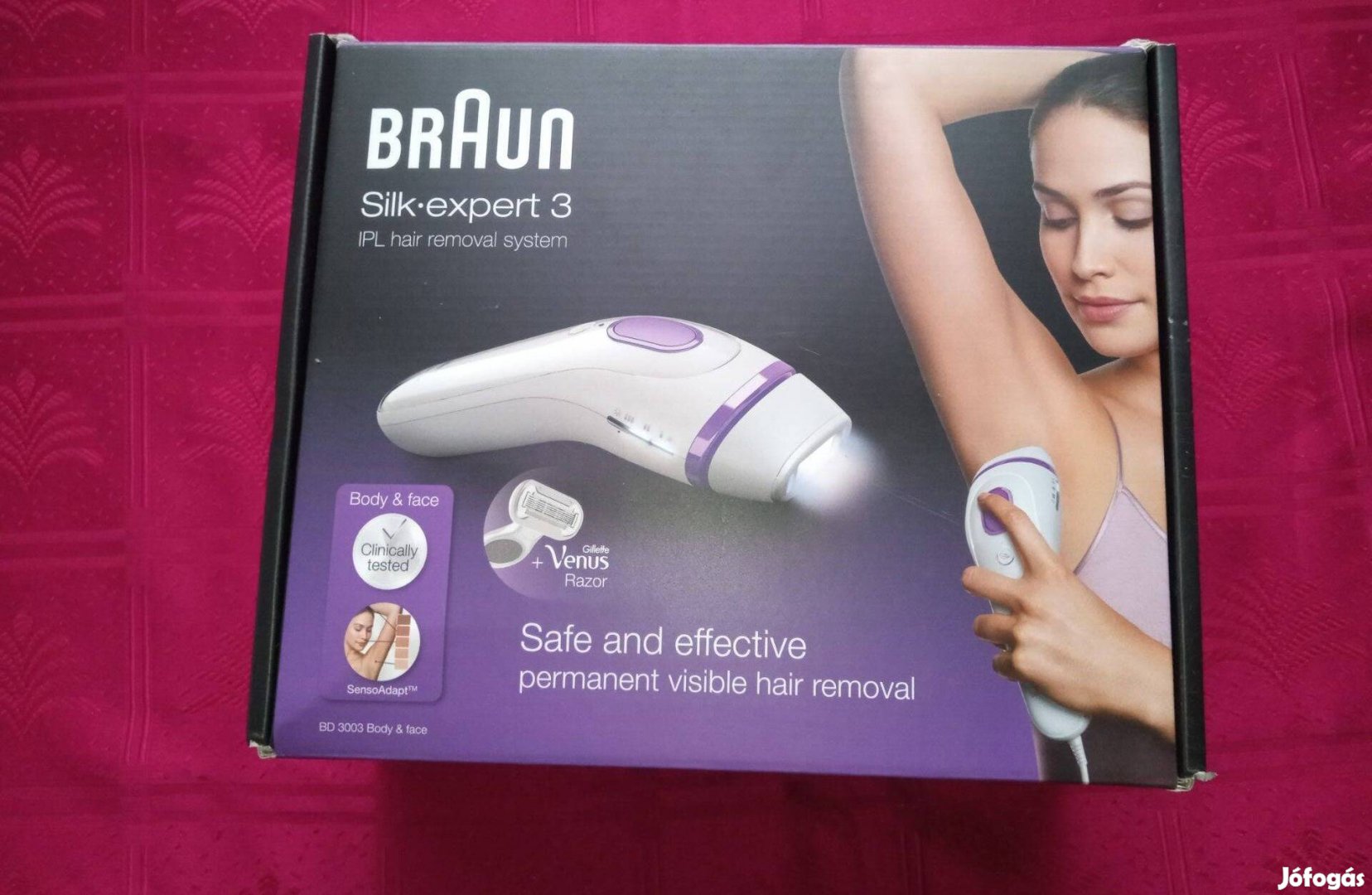 Braun Silk-expert 3 IPL villanófényes tartós szőrtelenítő