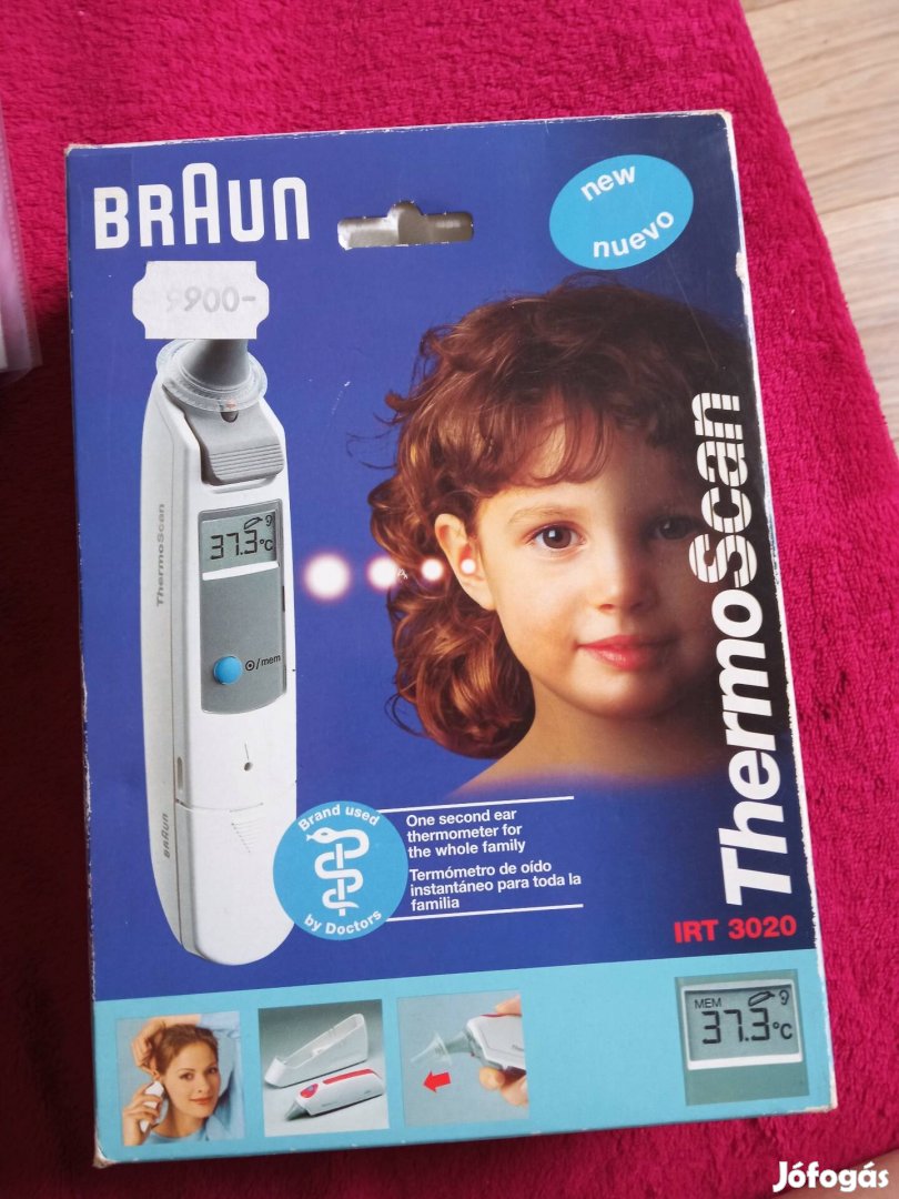 Braun digitális fülhőmérő 