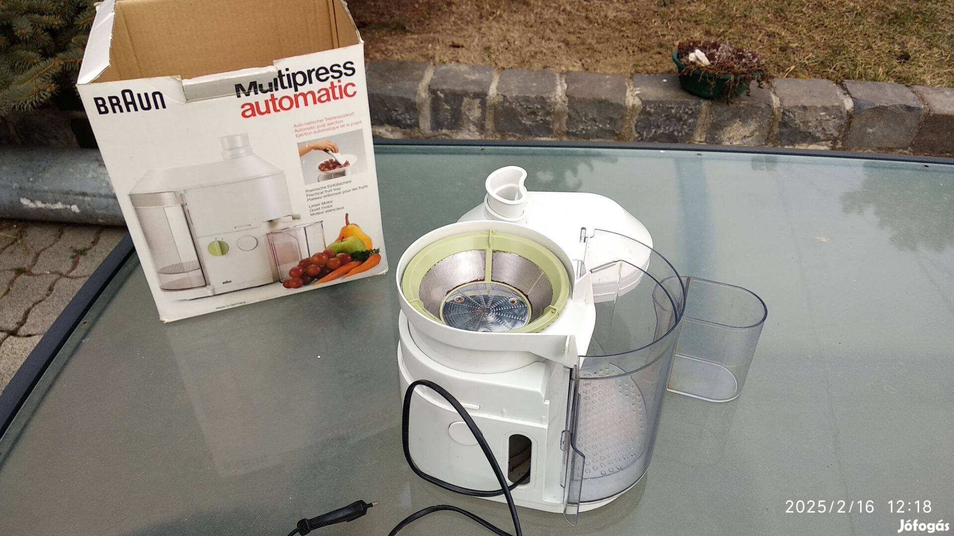 Braun gyümölcscentrifuga