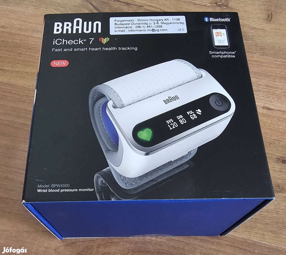 Braun icheck 7 vérnyomásmérő