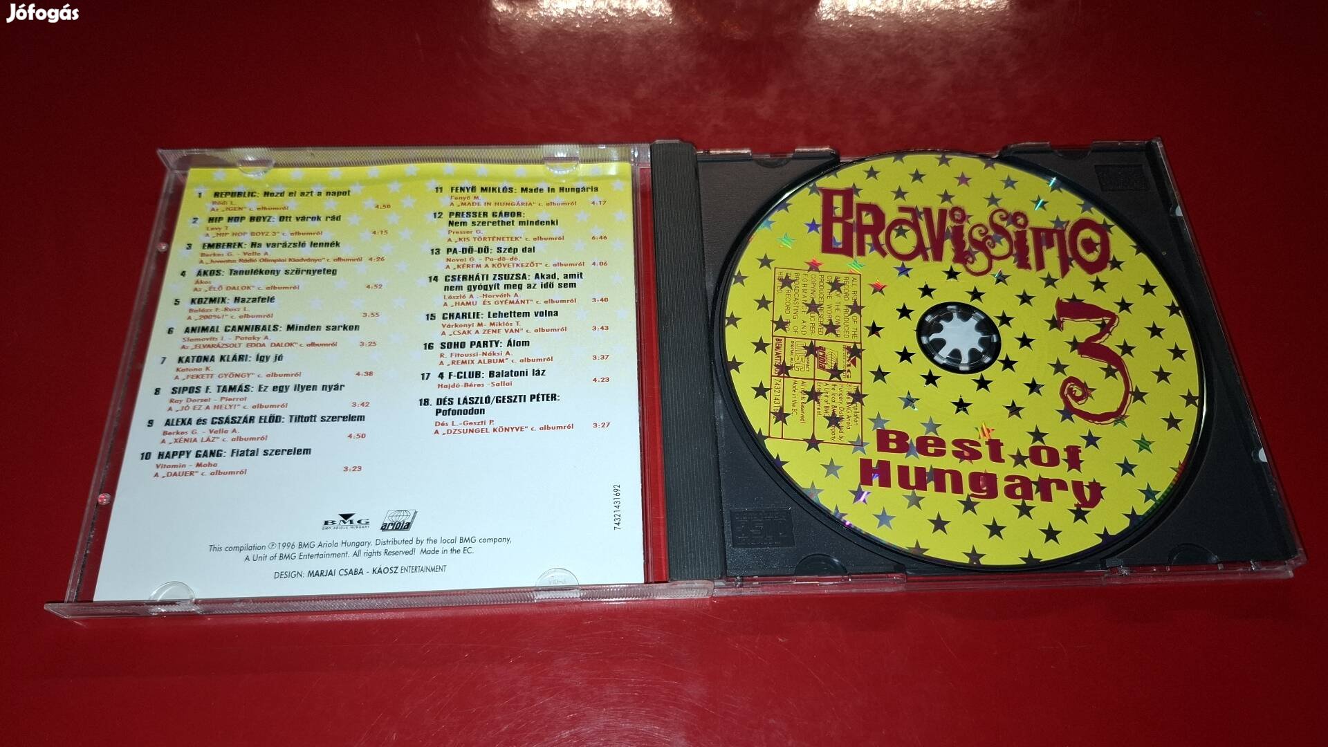 Bravissimo Best of Hungary 3 Cd 1996