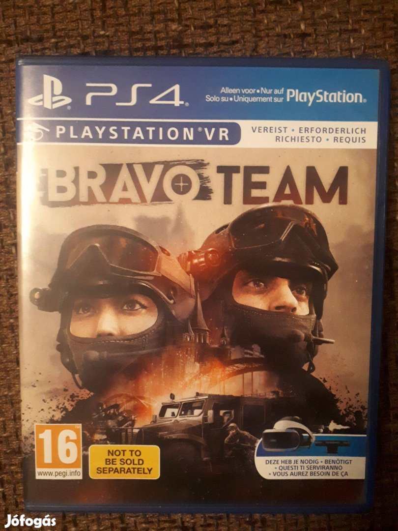 Bravo TEAM VR ps4-PS5 játék eladó-csere "