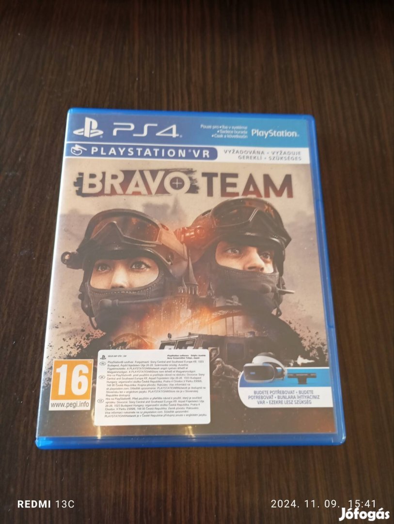 Bravo Team PS4 VR játék eladó 