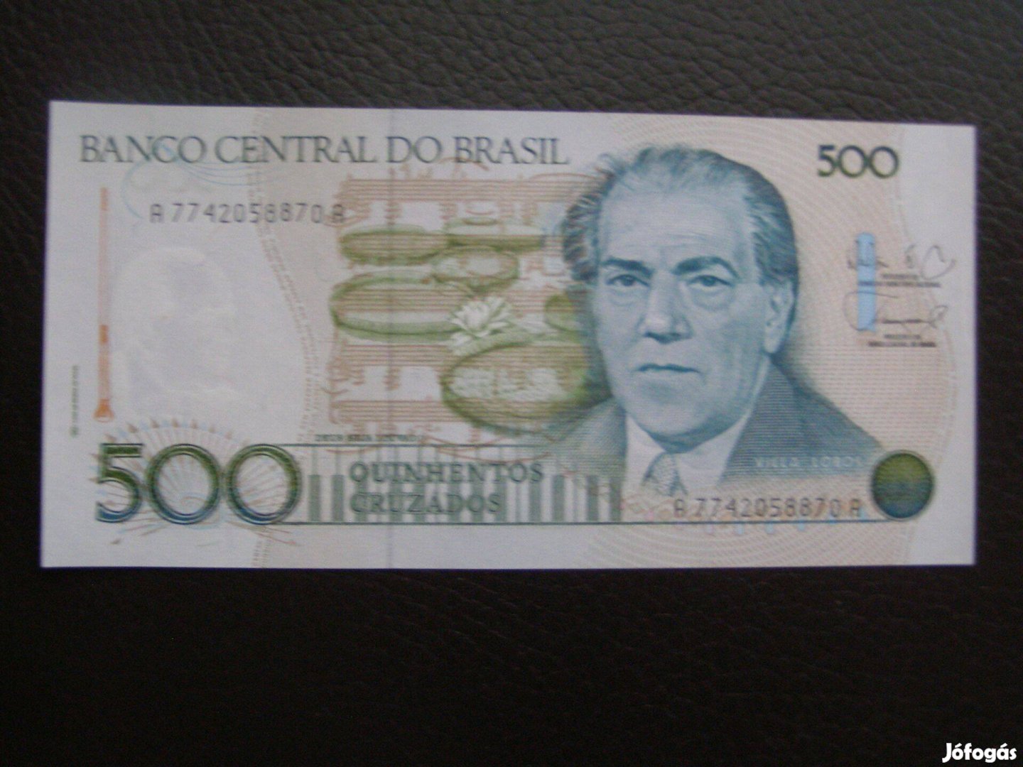 Brazil 500 cruzados,1990. Hajtatlan -