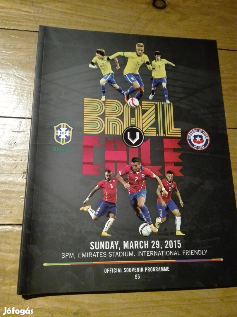 Brazil v Chile meccs programfüzet 2015 március 29