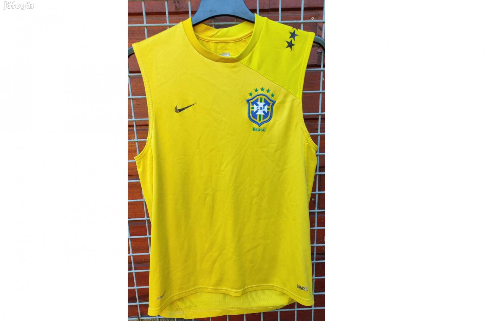 Brazil válogatott eredeti Nike sárga ujjatlan (S)