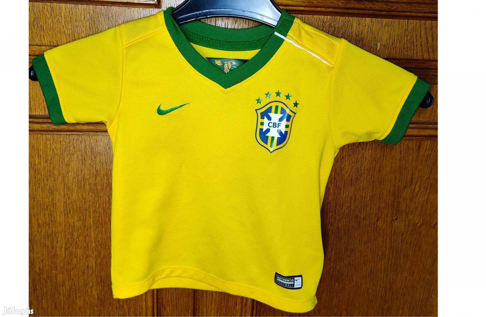 Brazil válogatott sárga eredeti Nike 2014-es baby mez (70-75)