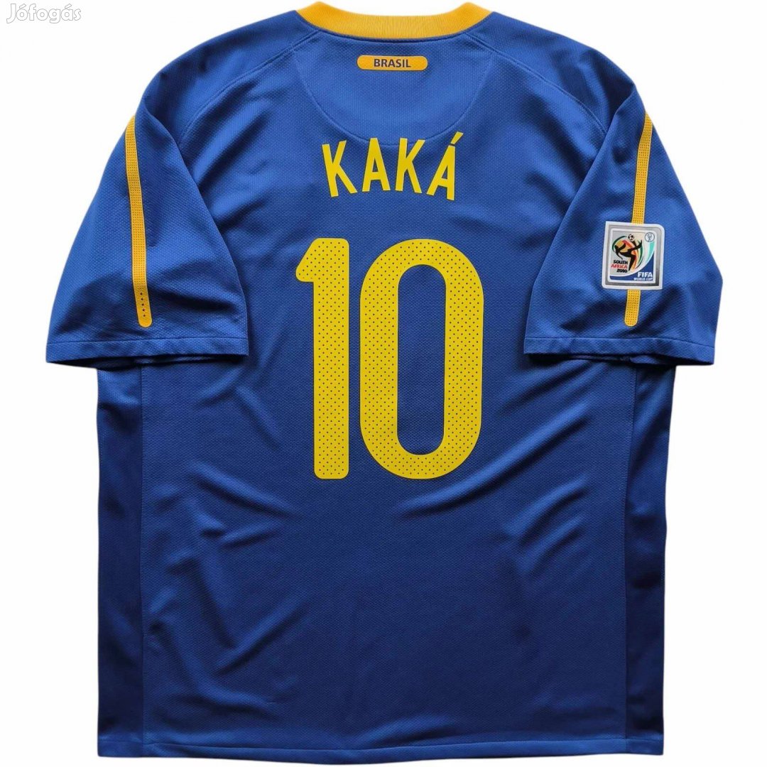 Brazília Brazil válogatott 2010-12 Nike vendég Kaká foci mez XL-es