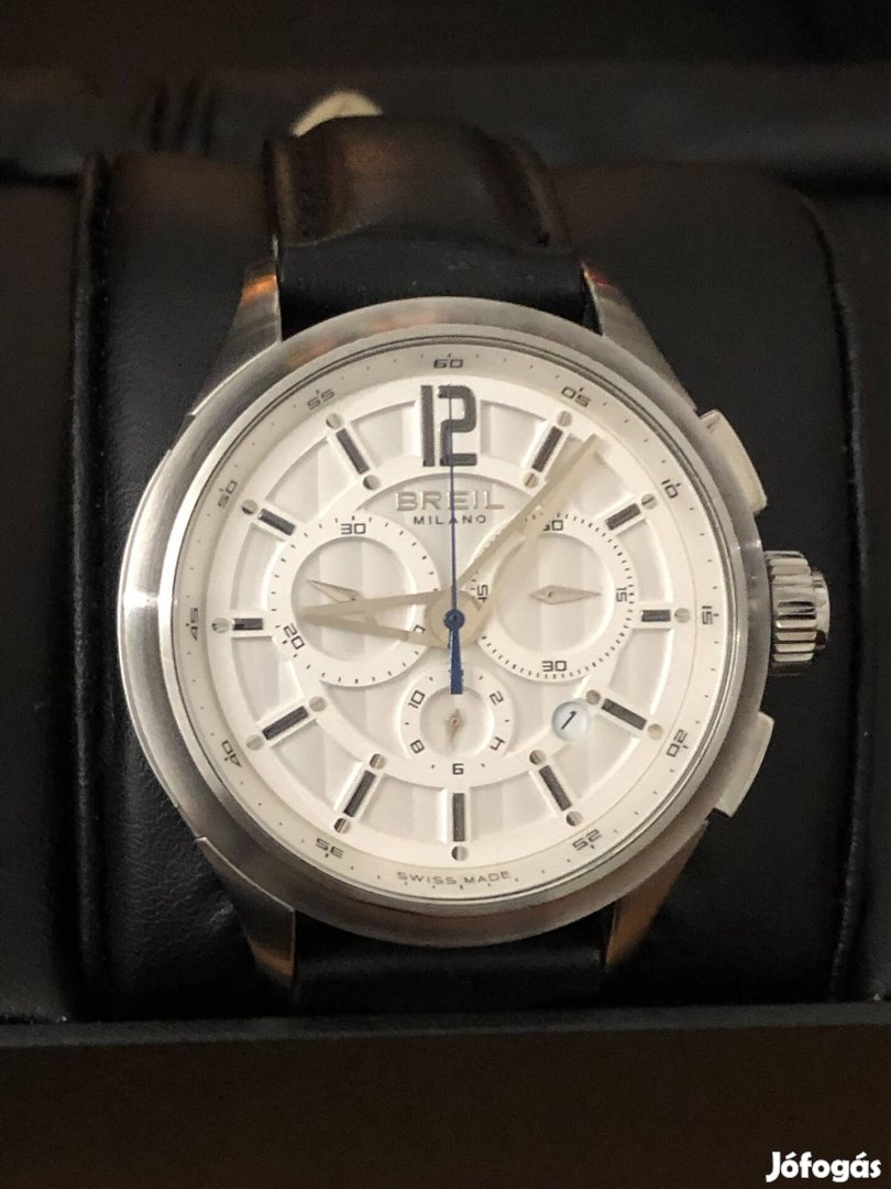 Breil Milánó Swiss Made Quartz Chronograph Valódi Bőr Szíjas