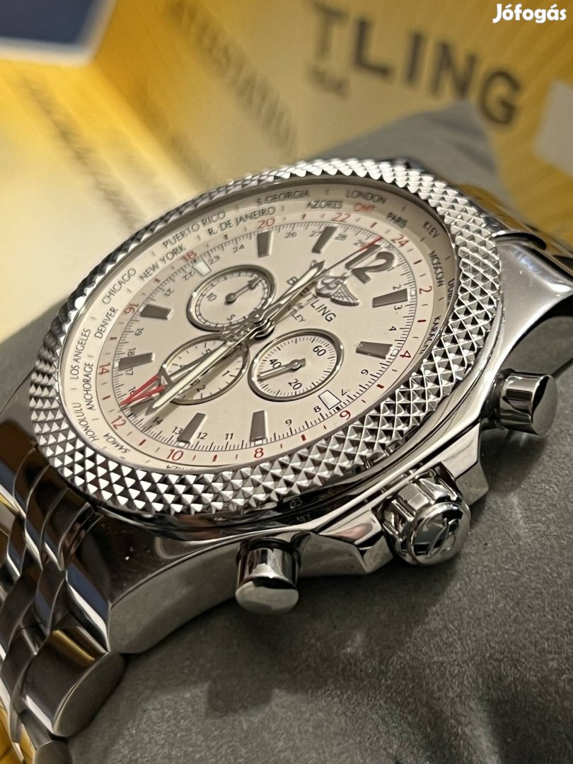 Breitling Bentley Gmt. A47362 Villám Akció!