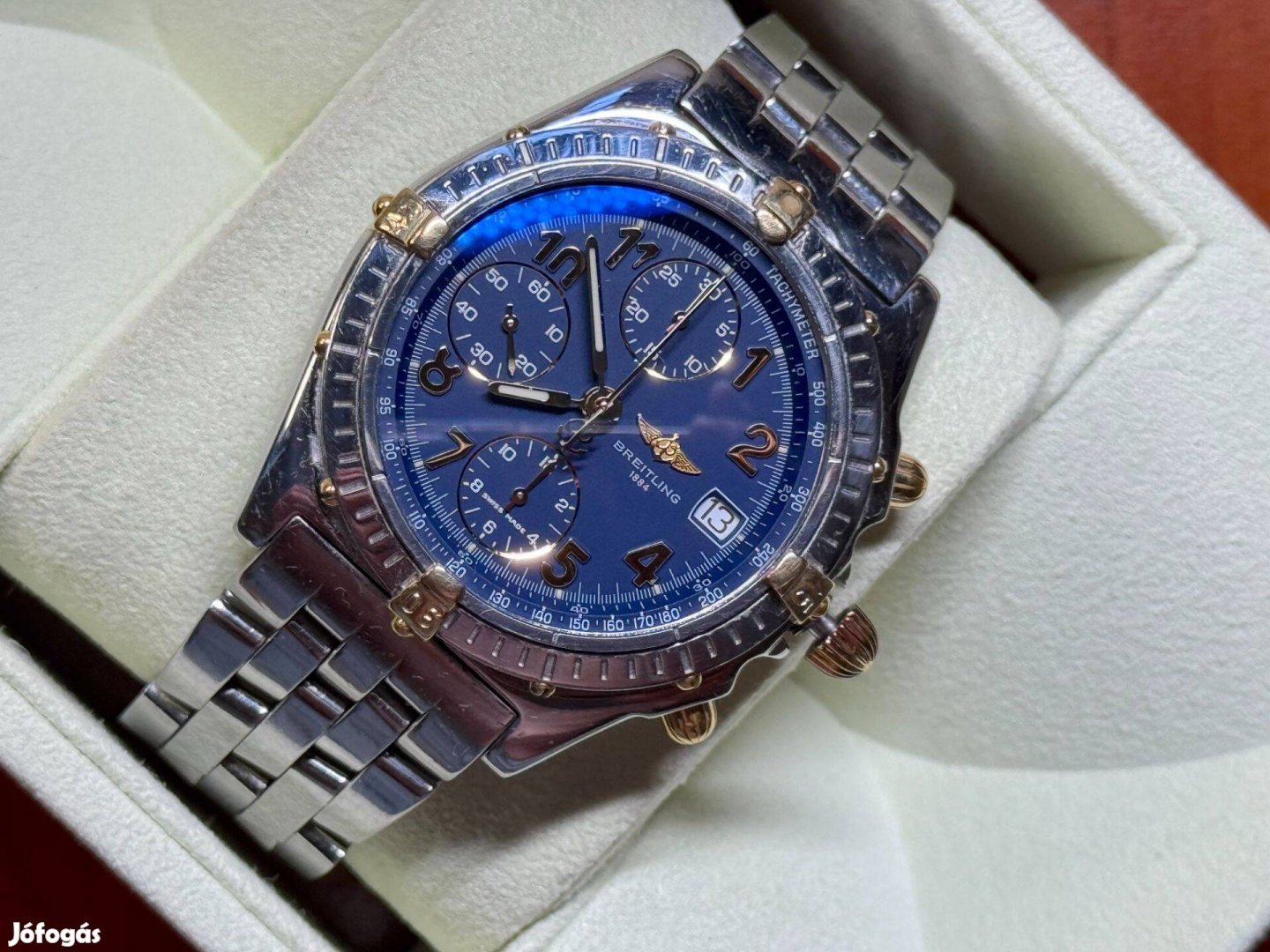 Breitling Chronomat 39 arany-acél Lgsw