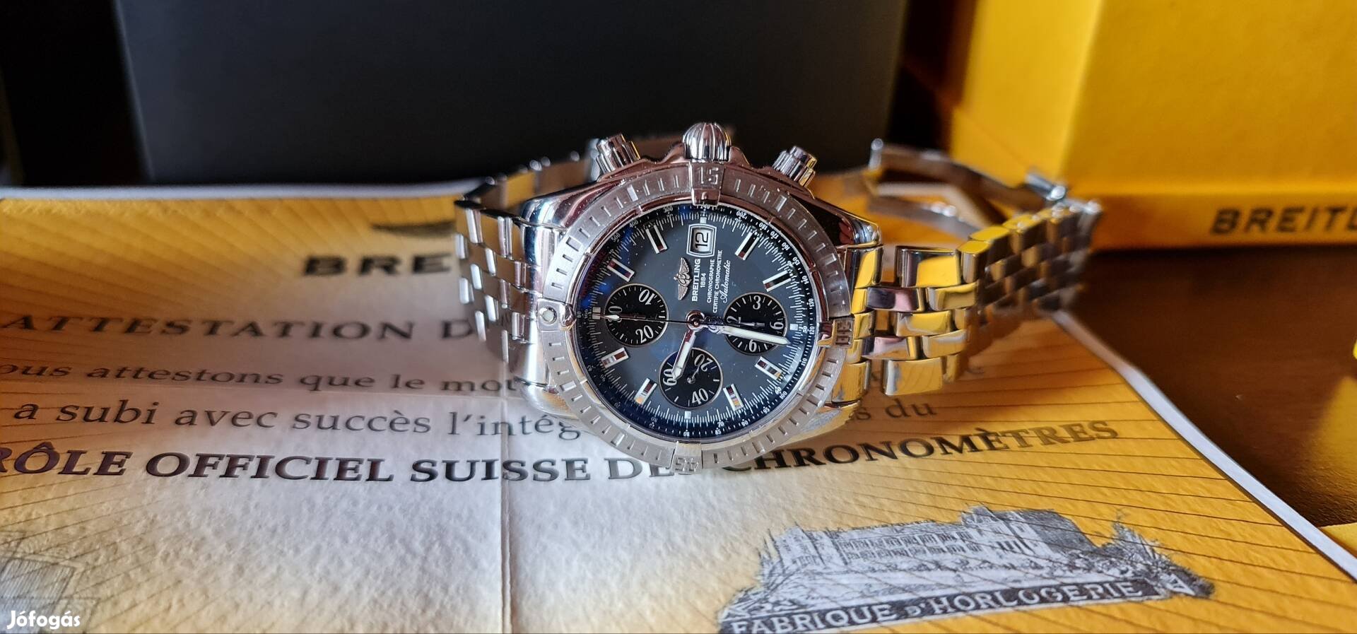 Breitling Chronomat Evolution chronograph automata óra!