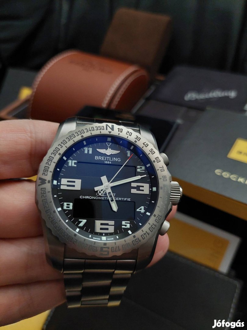 Breitling Cockpit B50 46 MM - Karcmentes, Újszerű, Full SET!