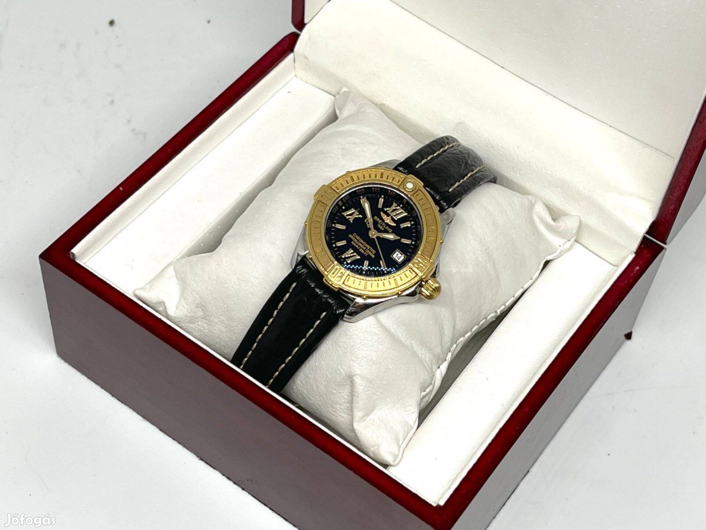 Breitling Cockpit Lady 31 tömör arany lünetta Lgsw