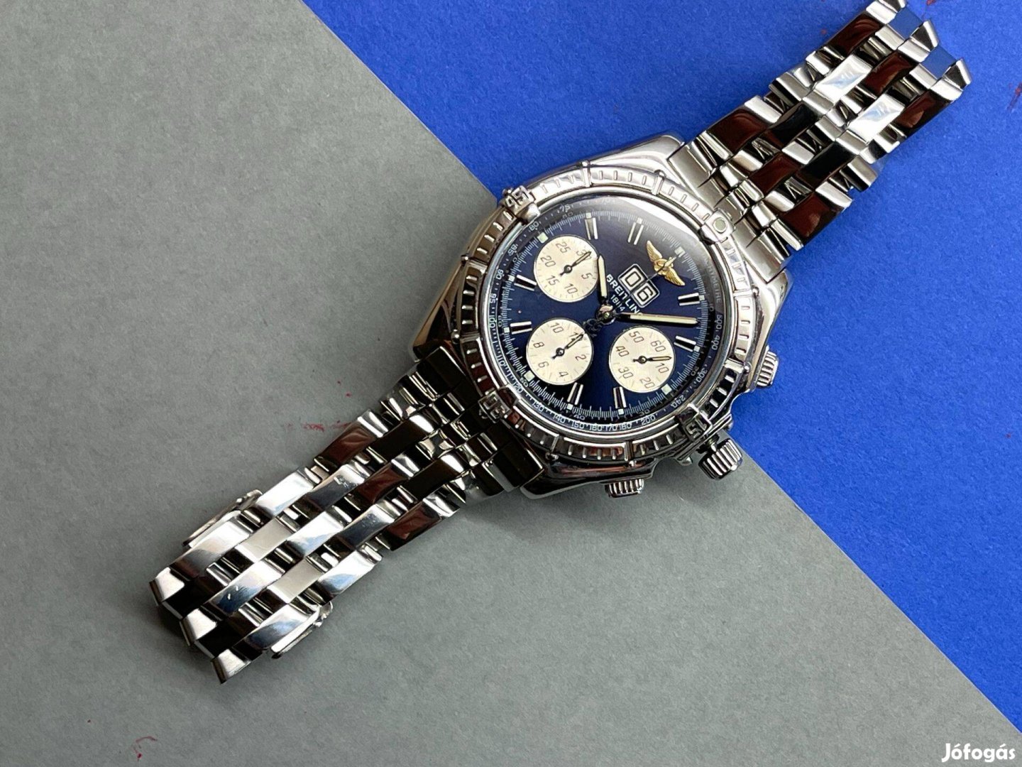 Breitling Crosswind Special kék-fehér 44 Lgsw