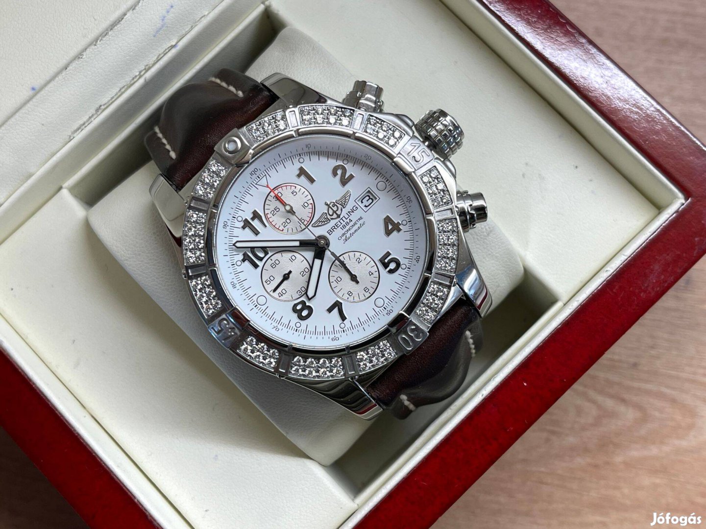 Breitling Super Avenger Chronograph Diamond 48 Lgsw