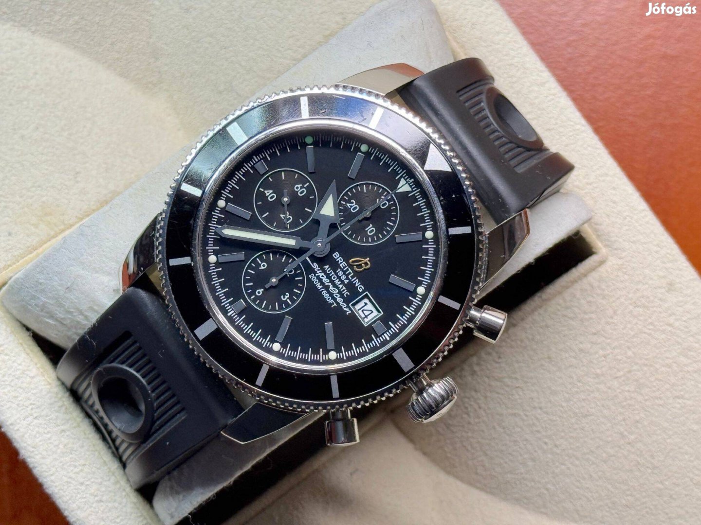 Breitling Superocean Heritage Chronograph 46 fekete Lgsw