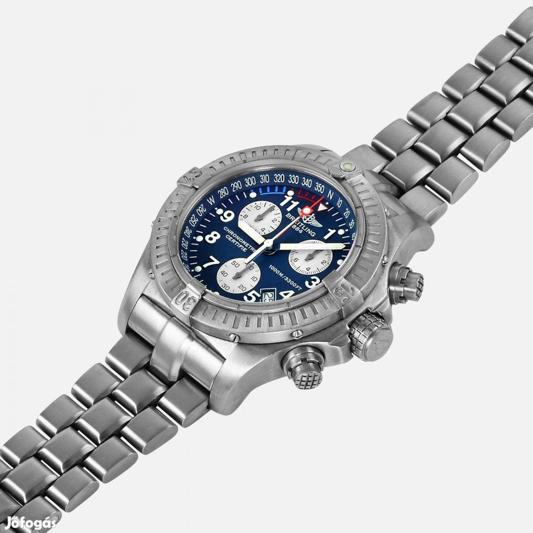 Breitling chronograph M1 titanium,avenger kék eladó