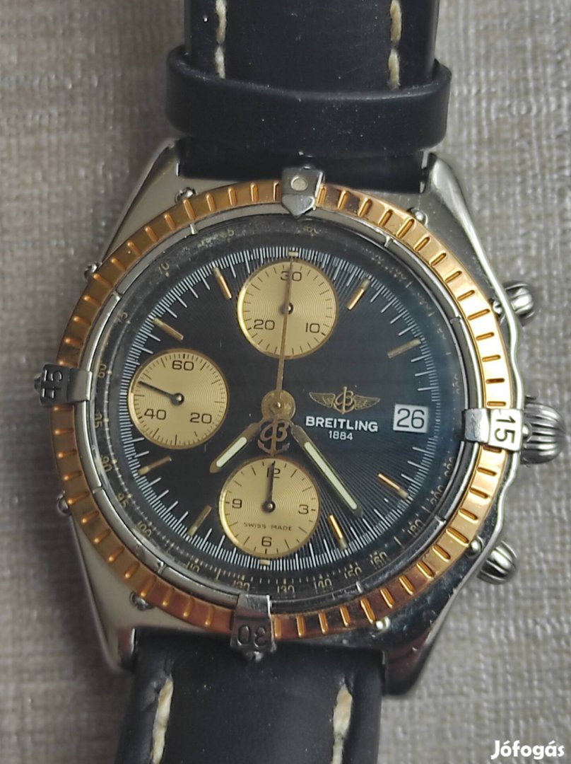 Breitling chronomat 81950 arany/acél (omega csere lehet)