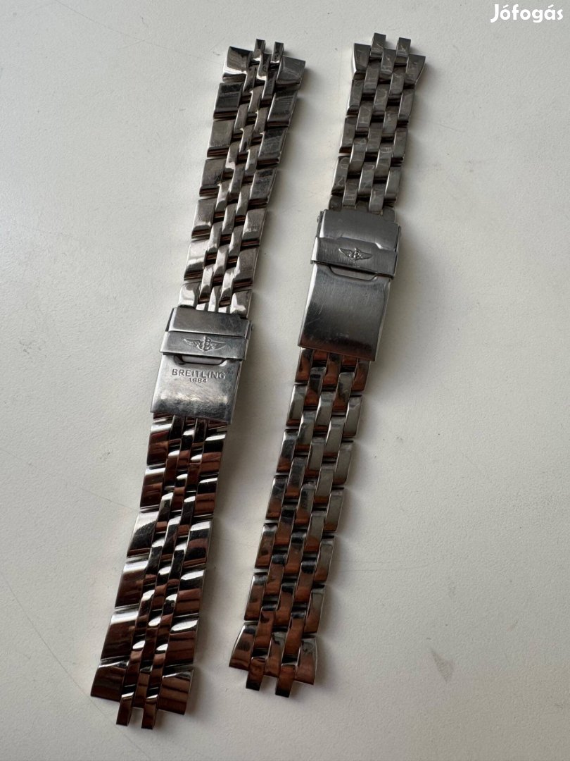 Breitling feliratú fém óra szíjak