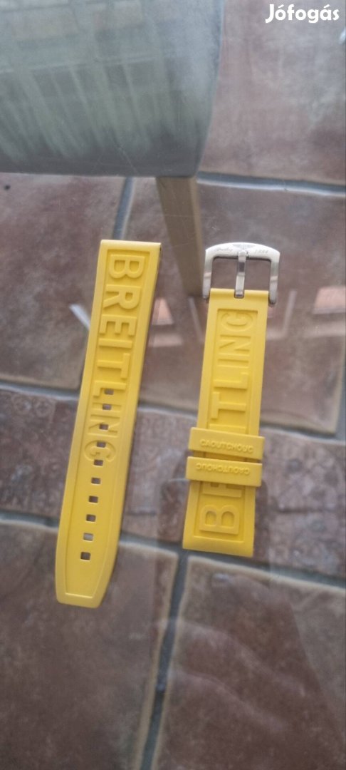 Breitling kaucsuk 22-20 óraszíj, csat, óra szíj 