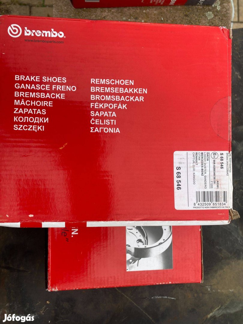 Brembo fékpofa garnitúra (Dacia,Renault)