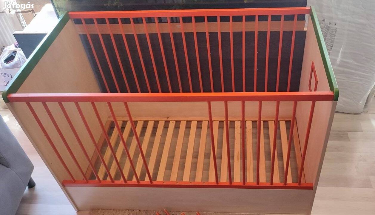 Brendon Faktum 70x140 cm-es rácsos kiságy babaágy ifjúsági ágy
