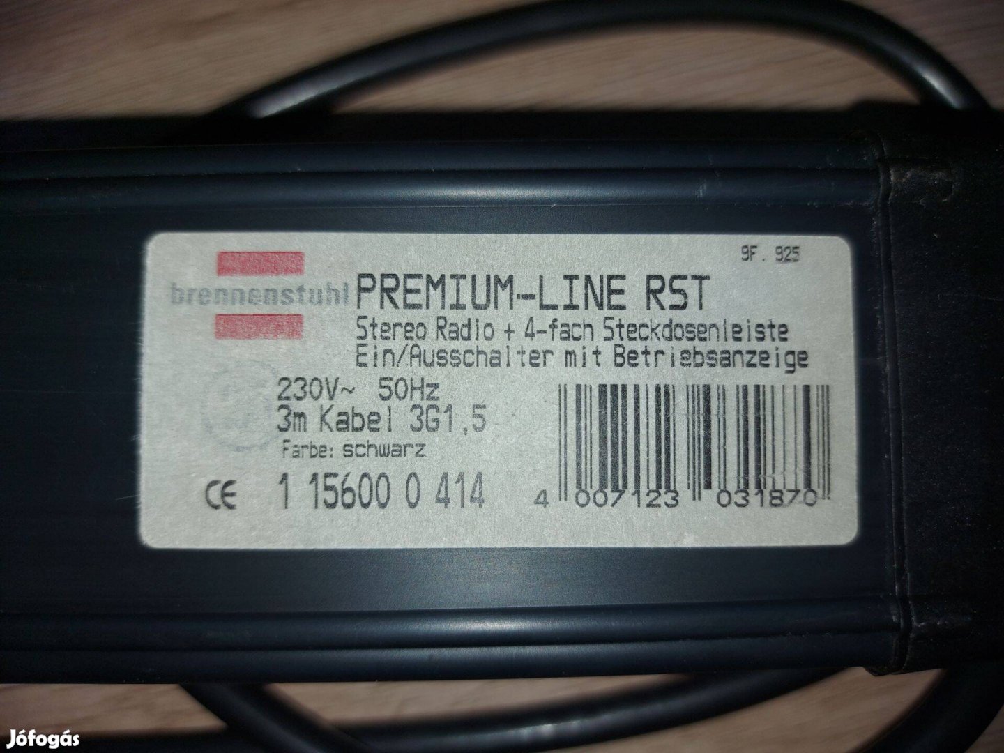 Brennenstuhl Hosszabbító Premium-LINE RST 4 FM-Sztereó rádió