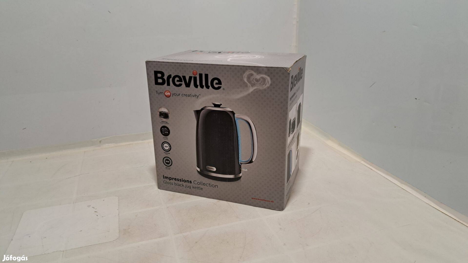 Breville Impressions Collection vízforraló (Vkj755) fekete