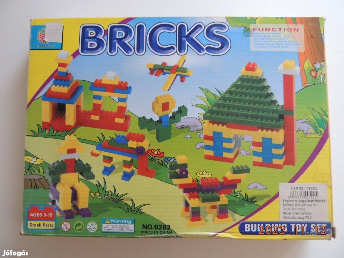 Bricks építőjáték 100 db elemmel