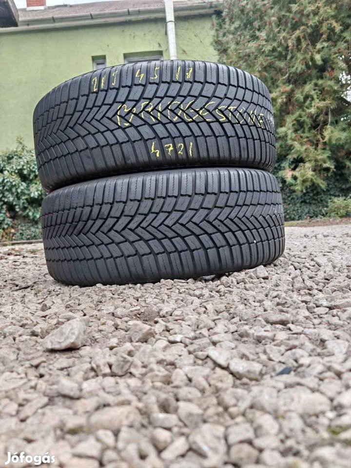 Bridgestone 215/45R17 Weathercontrol A005 négyévszakos gumi 2db DOT21