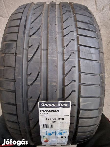 Bridgestone 275/35R18 RE050A 8mm DOT16 használt gumi HG12841 nyári