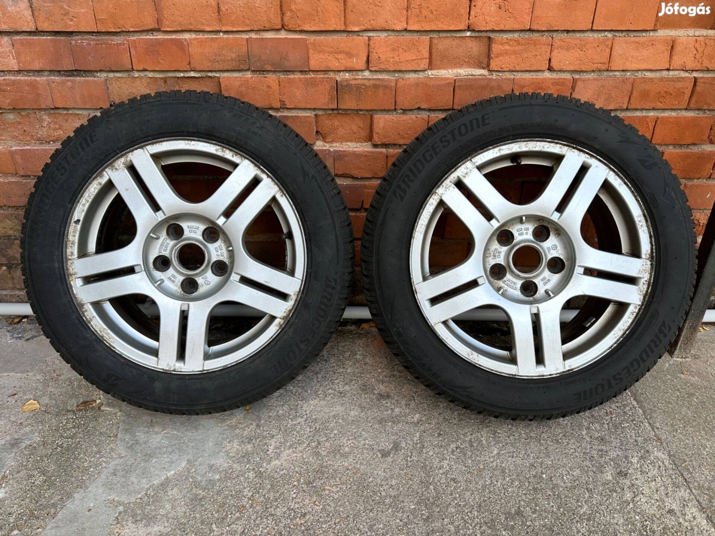 Bridgestone Blizzak LM005 205/55R16 téli gumi és felni VW, Seat, Skoda