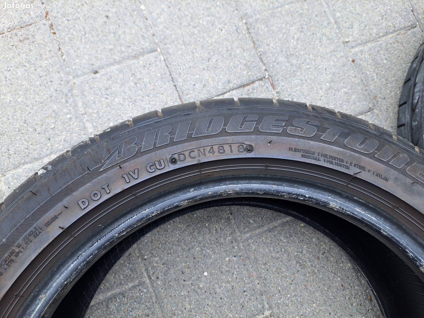 Bridgestone Potenza 175/55 R15 77V nyári gumi 2db, használt