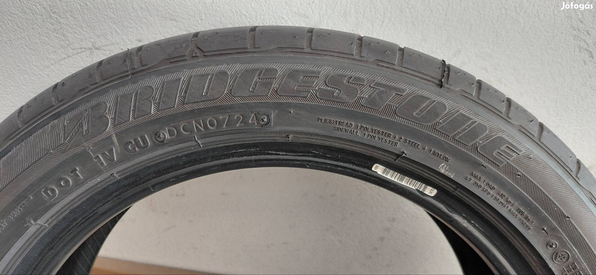 Bridgestone Potenza Újszerű Állapotban!