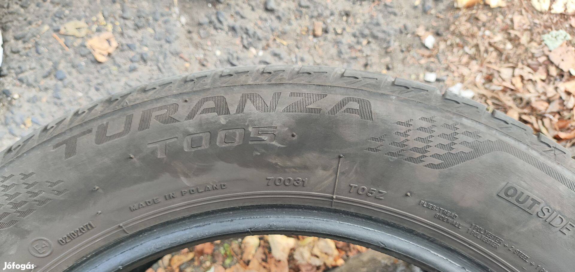 Bridgestone Turanza 205/55R16 nyári gumi 2 db