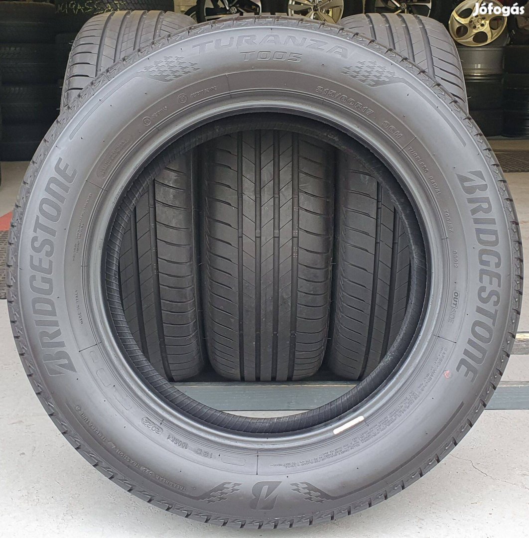 Bridgestone Turanza 215/60 R17 újszerű nyári gumi 4db