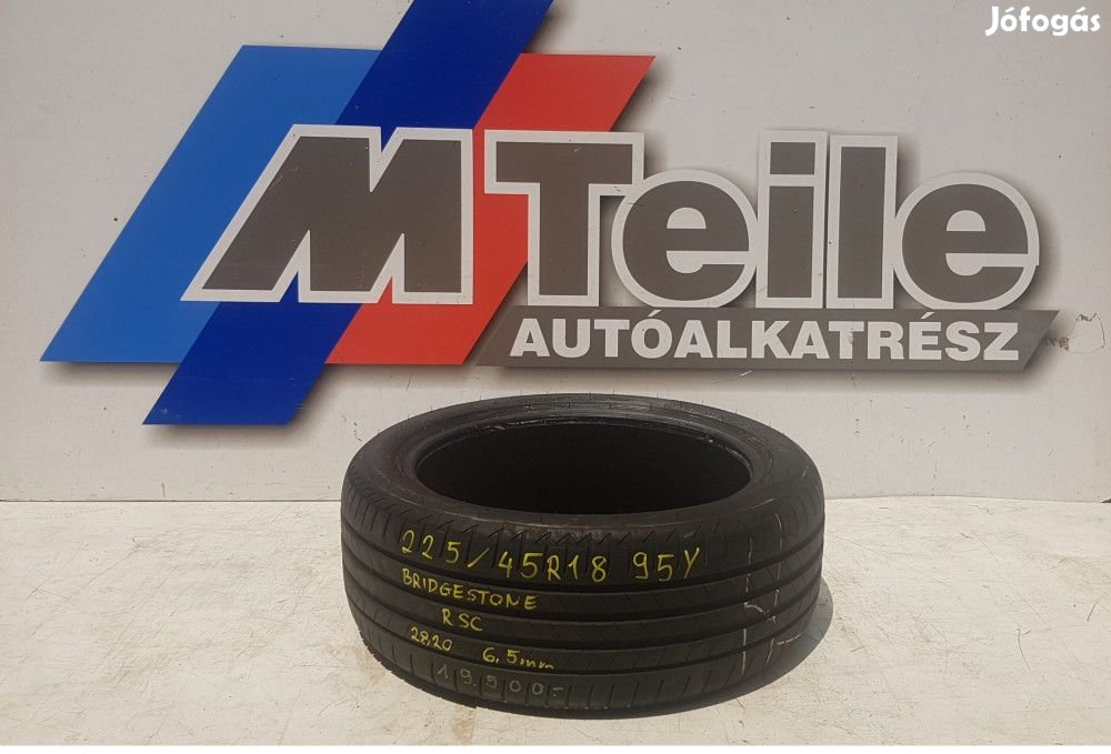 Bridgestone Turanza T005 RSC - 225/45R18 95Y - javított nyári gumiabr
