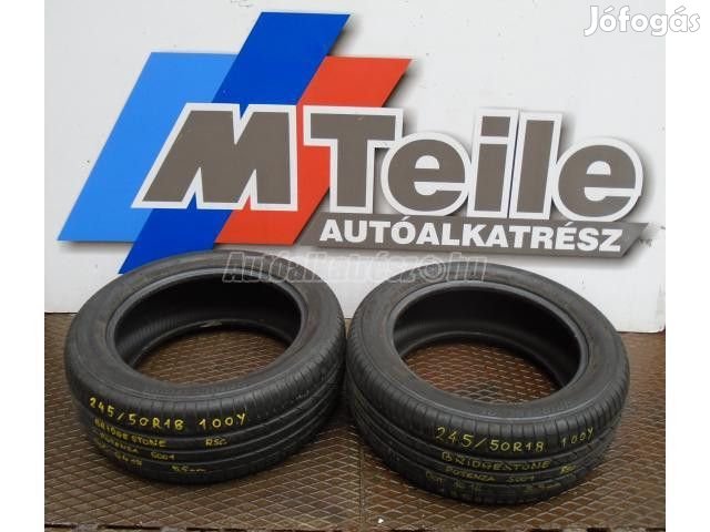 Bridgestone potenza s001 nyári 245/50r18 100 y tl 2017