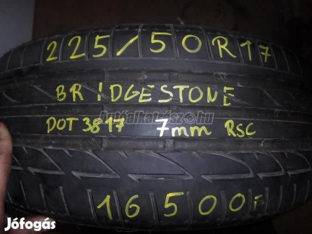 Bridgestone potenzas001 nyári 225/50r17 98 w tl 2017