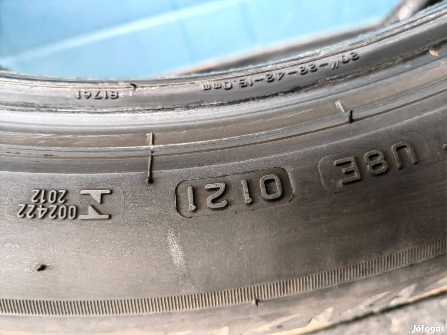Bridgestone turanza T005 gumi pár 255/40 r20 dot 2021 6.5 mm újszerű!!