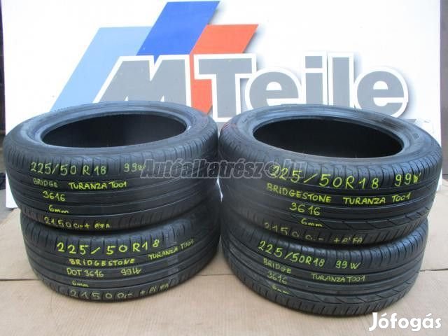 Bridgestone turanza t001 nyári 225/50r18 99 w tl 2016